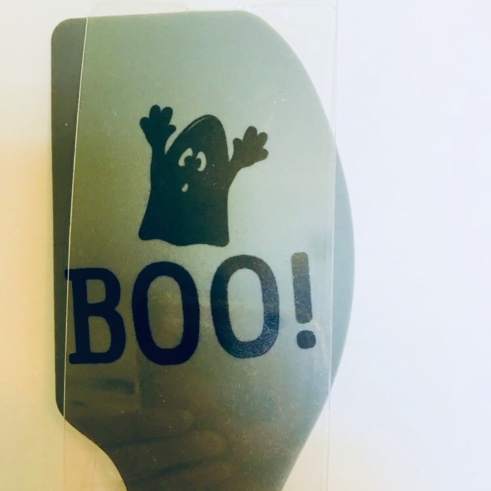 Halloween Boo Ghost Silicone Spatula Cookie Cutter
